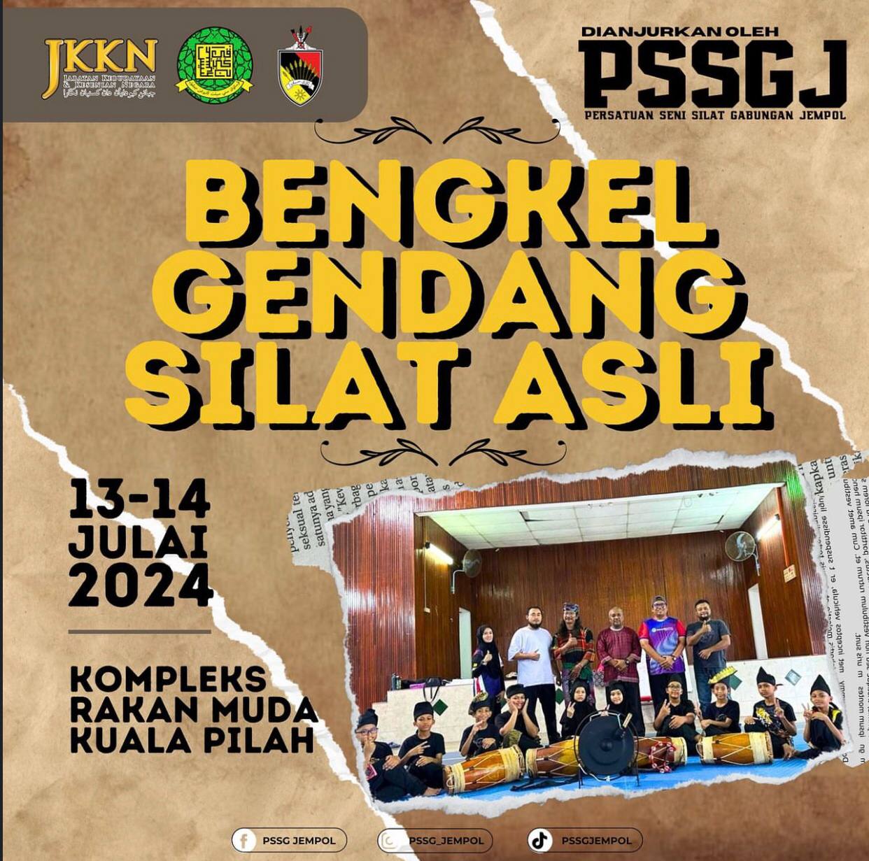 Bengkel Gendang Silat Asli 2024