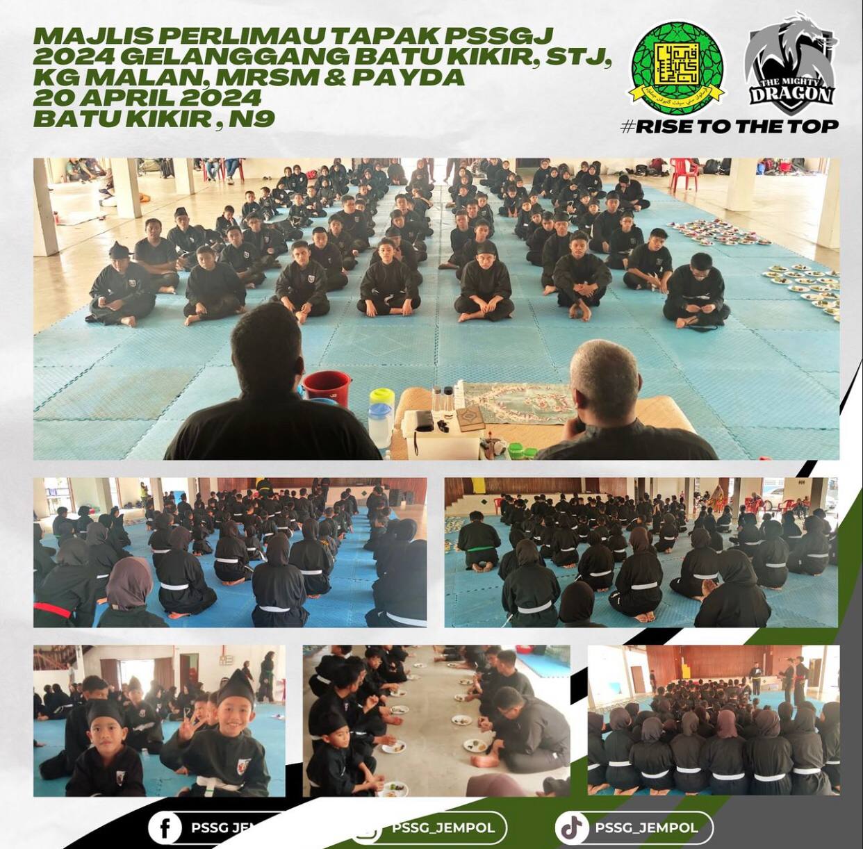 Majlis Perlimau Tapak PSSGJ 2024 Gelanggang Batu Kikir , STJ , Kg Malan ,MRSM & PAYDA