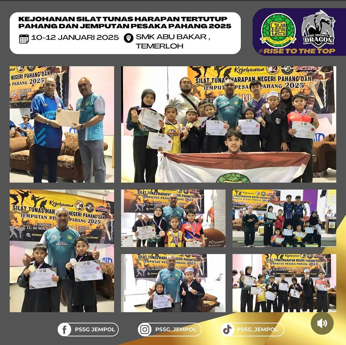 Kejohanan Silat Tunas Harapan Tertutup Pahang dan Jemputan Pesaka Pahang 2025