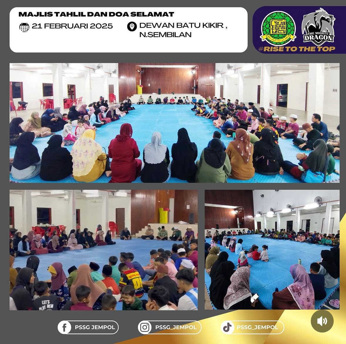 Majlis Tahlil dan Doa Selamat
