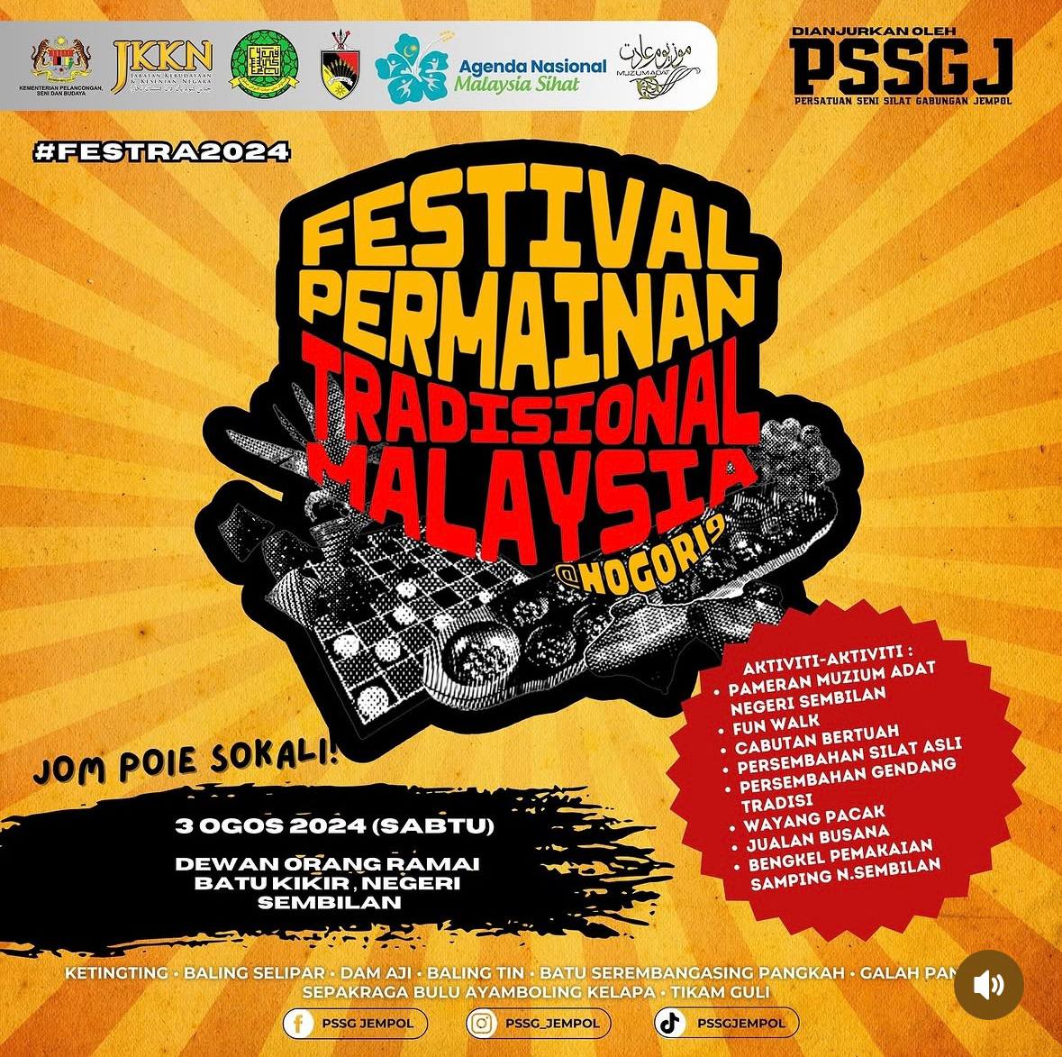 Festival Permainan Tradisional Malaysia 2024