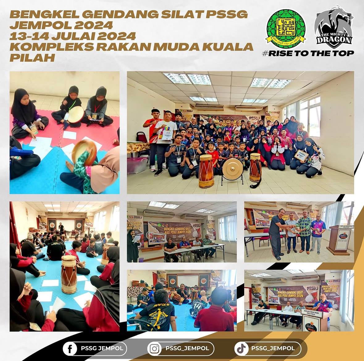 Bengkel Gendang Silat PSS Gabungan Jempol 2024
