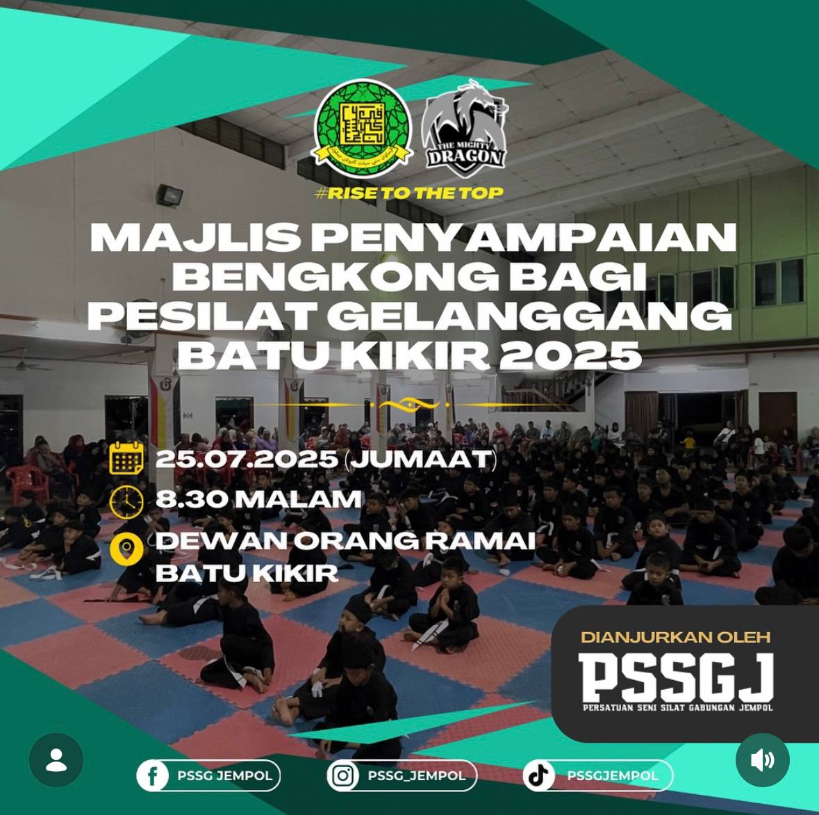 Majlis Penyampaian Bengkong bagi Pesilat Gelanggang Batu Kikir 2025
