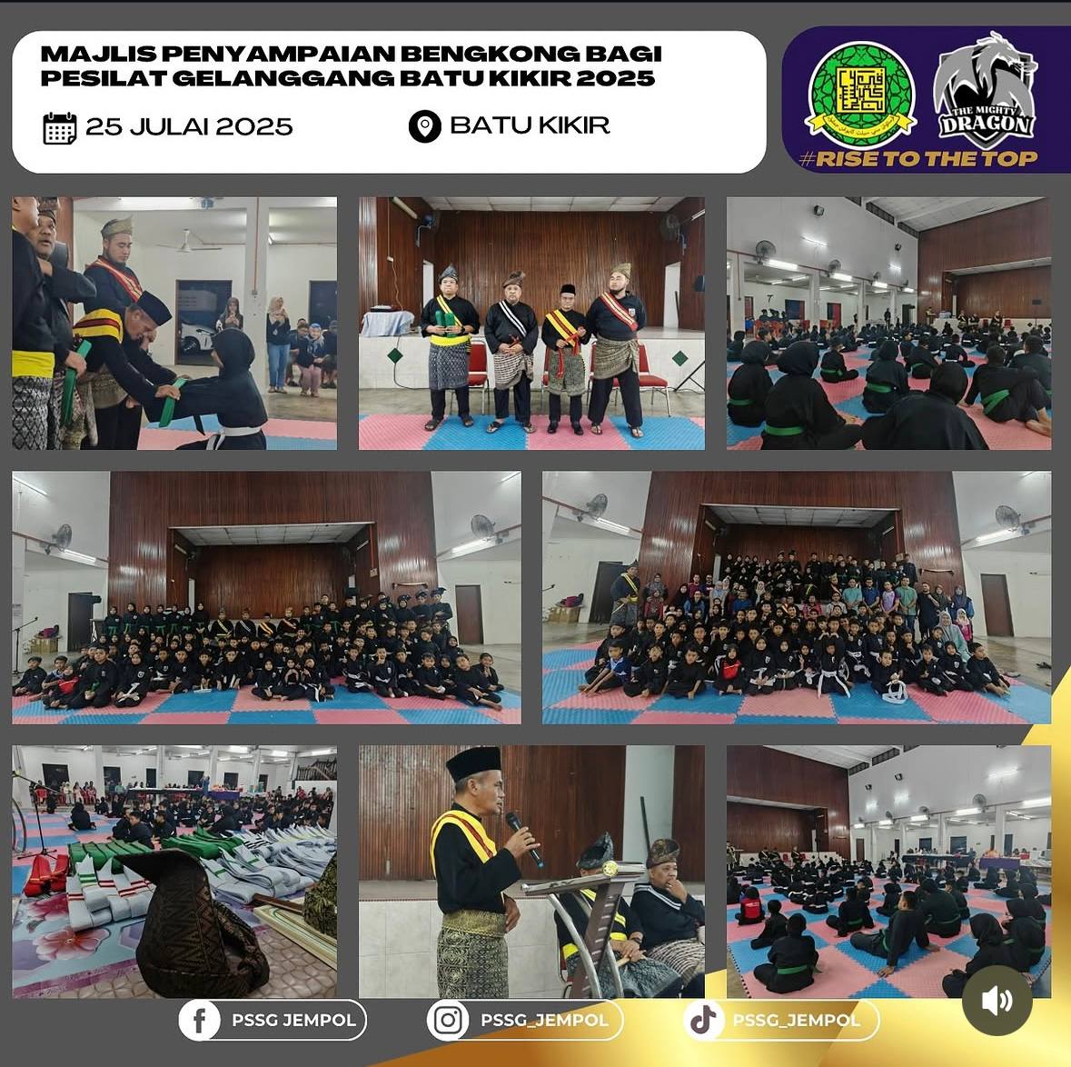 Majlis Penyampaian Bengkong bagi Pesilat Gelanggang Batu Kikir 2025