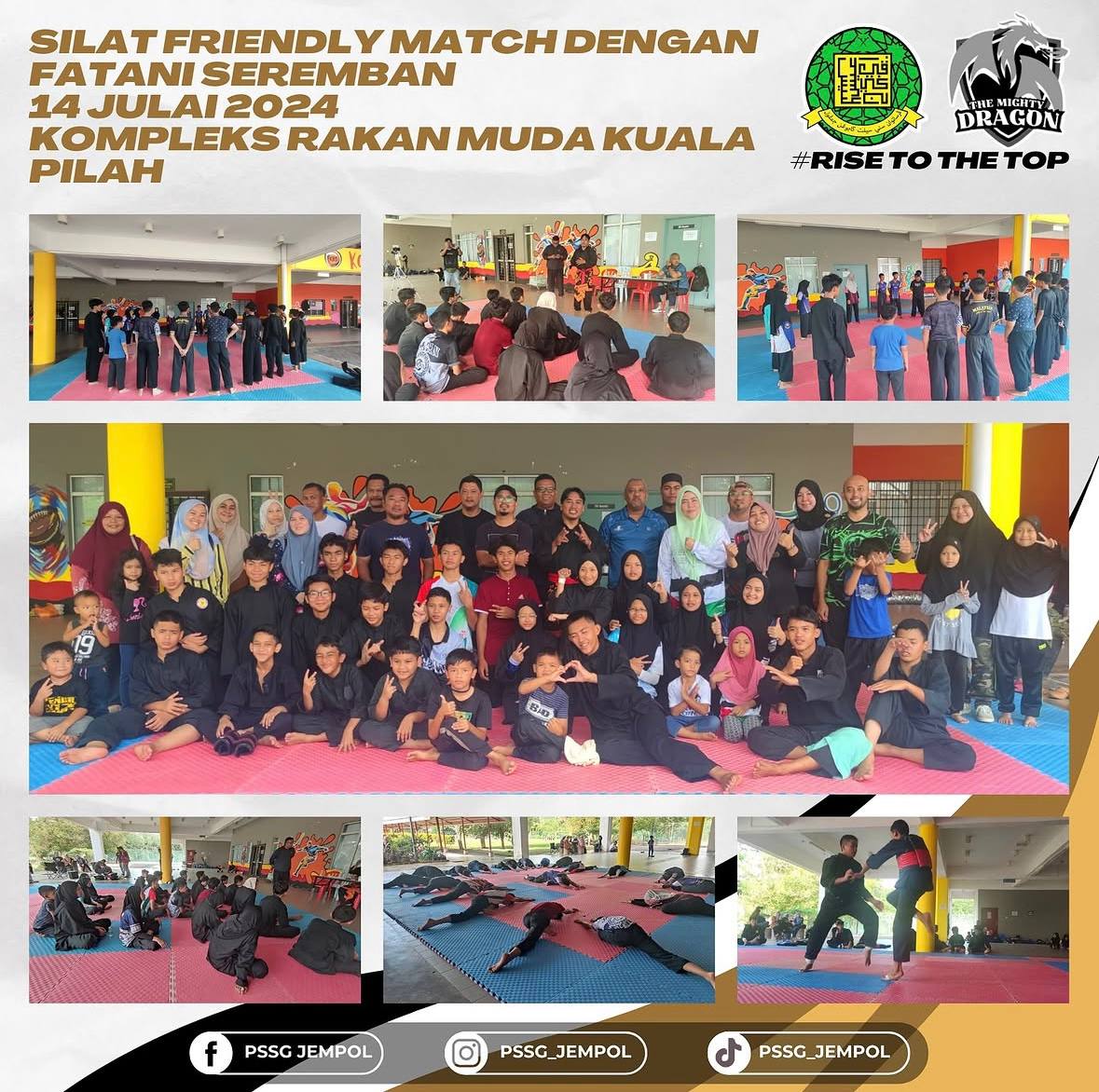 Silat Friendly Match dengan Fatani Seremban