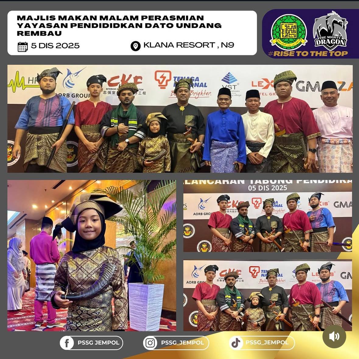 Majlis Makan Malam Perasmian Yayasan Pendidikan Dato Undang Rembau