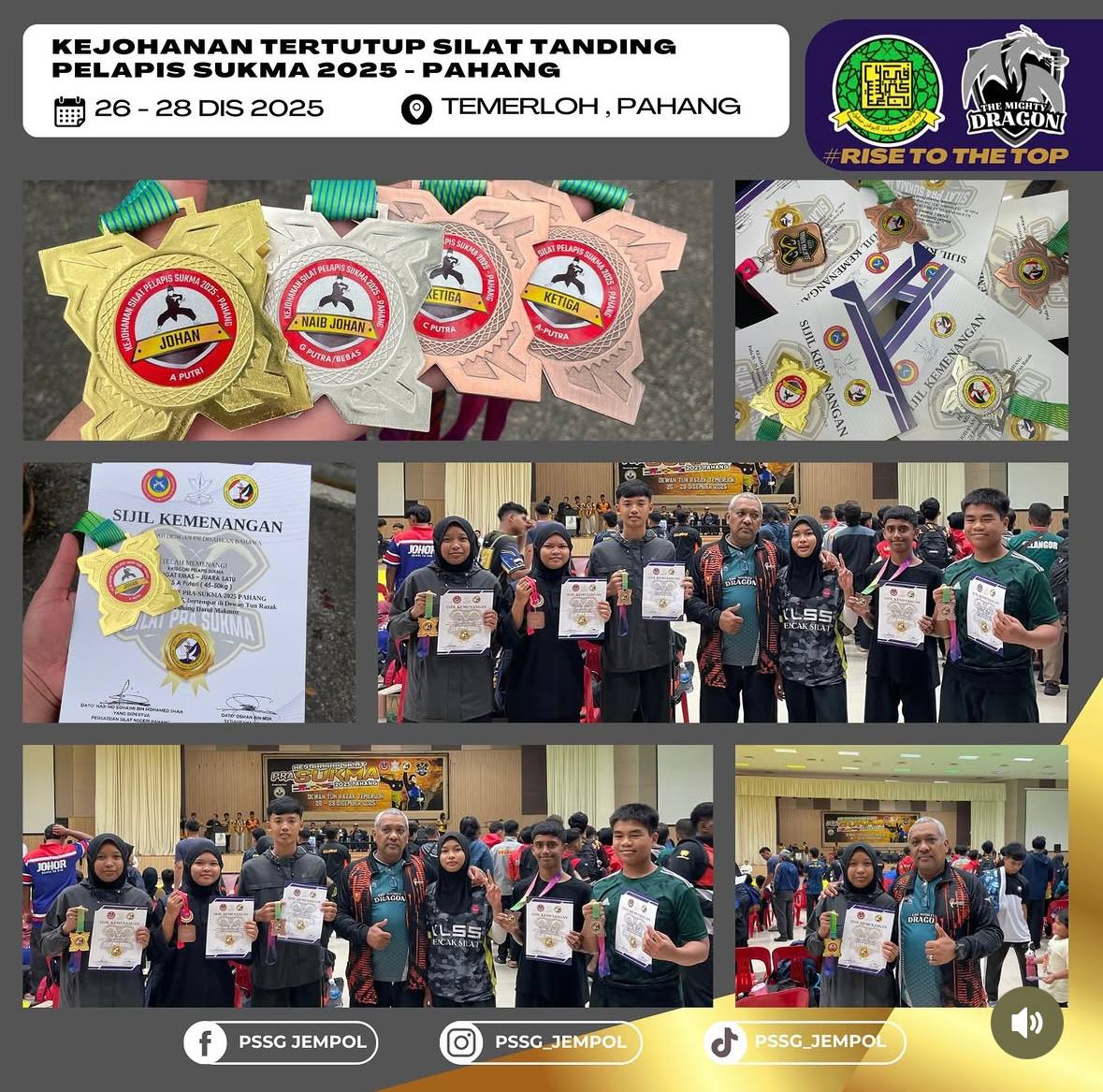 Kejohanan Tertutup Silat Tanding Pelapis SUKMA 2025 - Pahang