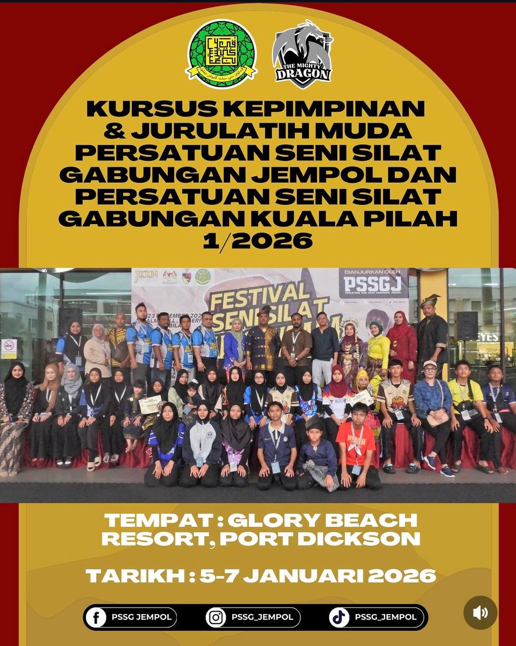 Kursus Kepimpinan & Jurulatih Muda PSS Gabungan Jempol & PSS Gabungan Kuala Pilah 1/2026