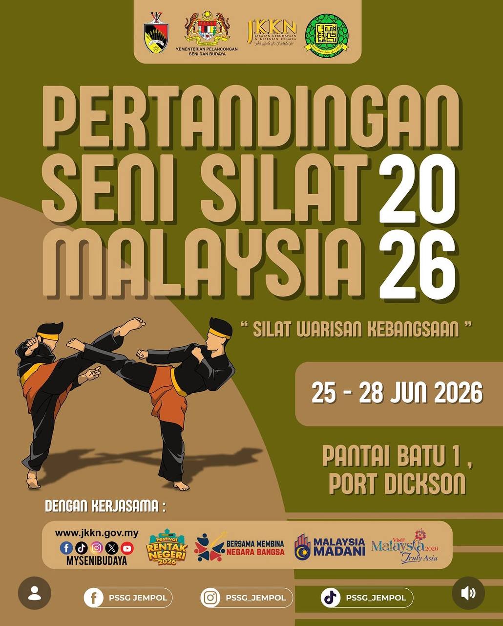 Pertandingan Seni Silat Malaysia 2026