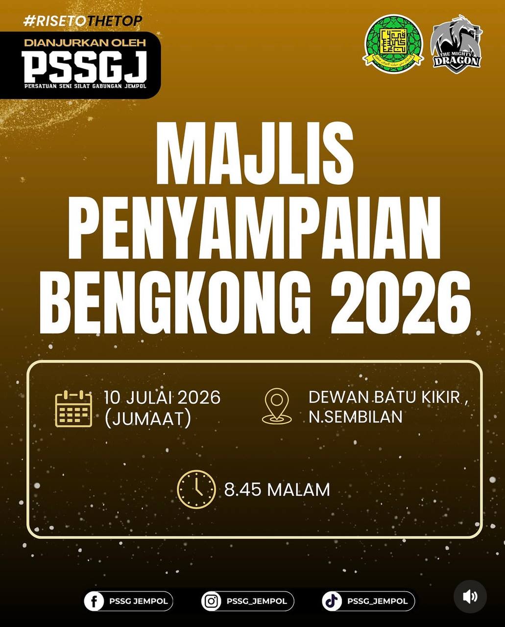 Majlis Penyampaian Benkong 2026